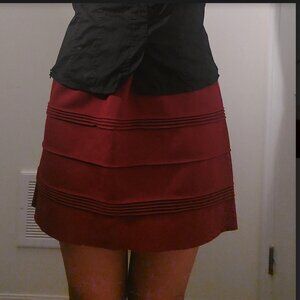 Madewell 1937 Burgandy Skirt